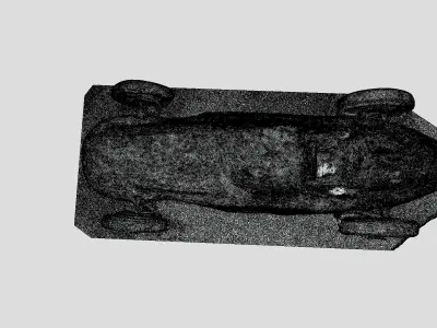 Vintage Car - Mercedes Benz 3D model