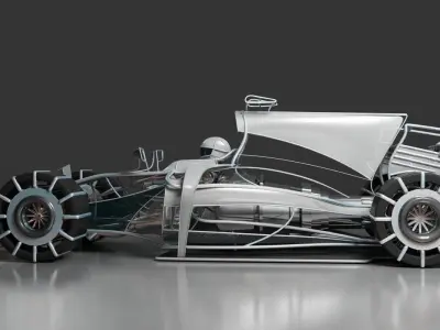 Formula 1 Car Concept 3D model