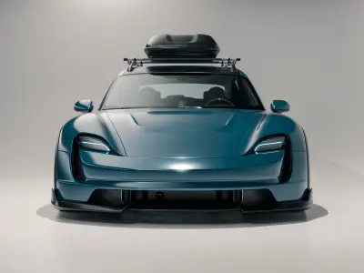 Porsche Taycan Turbo Modified 3D model