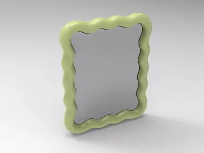 Lulu Mirror Low-poly 3D model