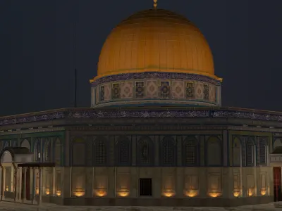 dome of the rock 3D model