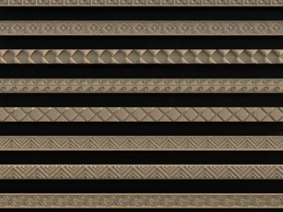 Ornament Pack Vol 30 - Modern Ancient Greece Modern 3D model