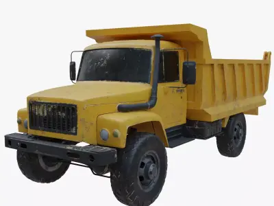 Eartmoving Truck - Dump Truck 3D model