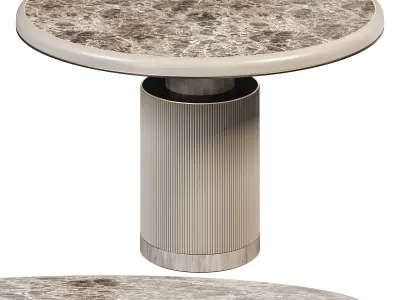 Hamptons Pedestal table by Frato 3D model