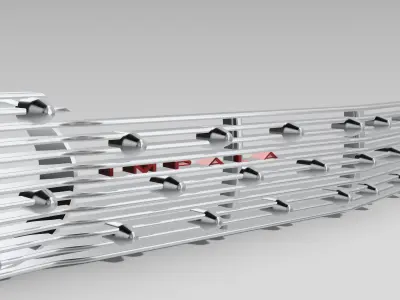 1964 Impala Ghost Grille x4 options scale models or RC 3D print model