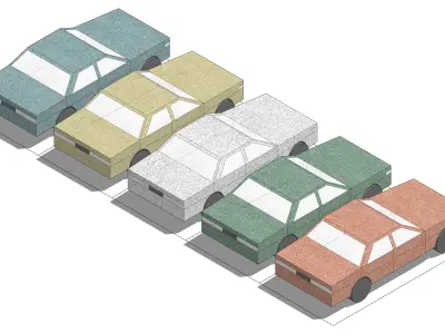 Simple Car 3D model purchase