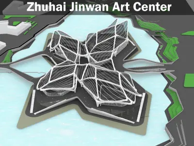 Zhuhai Jinwan Art Center 3D model