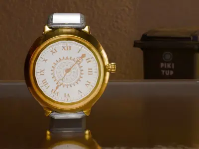 luxury watch Low-poly 3D model