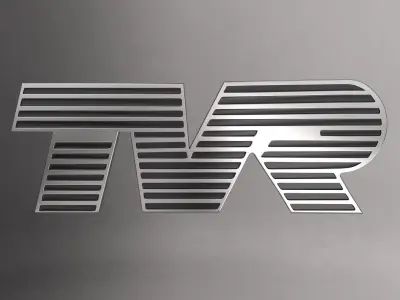 TVR car logo keychain 3d model  3D model