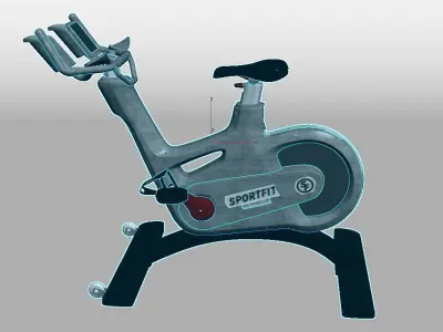 Bike Fitness 3D model