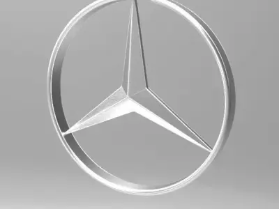 Mercedes Benz Truck Logo 3D model
