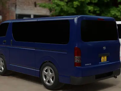 toyota hiace 3D model