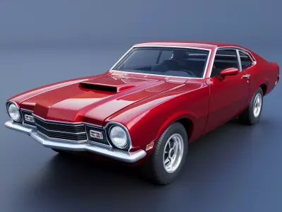 Mercury Comet 1971 3D print model