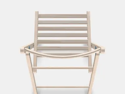 FROSVI Folding chair 2 Low-poly 3D model