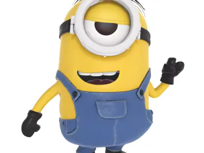 Minion detailed 3D model for 3D printing 3D print model