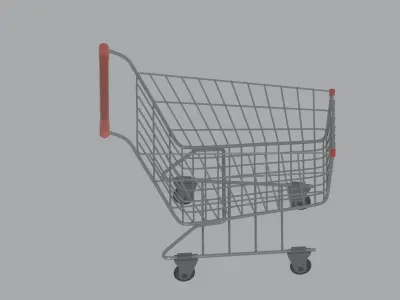Shopping Cart 3D model