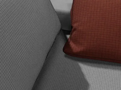 Modern Arena Sofa Free 3D model