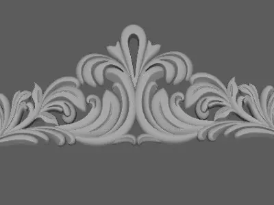 dekor etsy - ornate crown die 3D model
