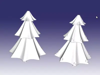 3d printable Christmas tree 3D print model