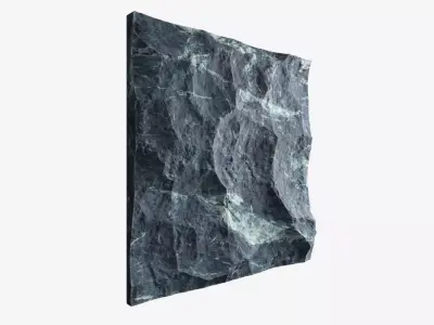 396-RockPanel piece of rock 3D model
