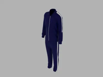 Sport Suit Low-poly 3D model 18