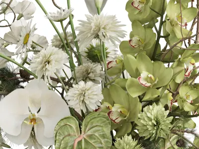 Flower In Vase 75 3D model