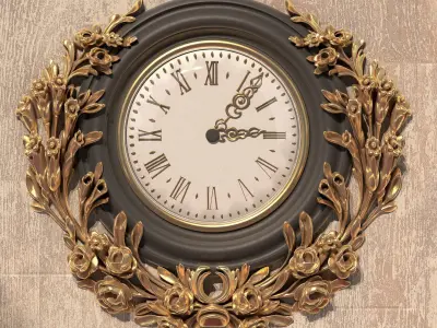 classic clock print 3D model