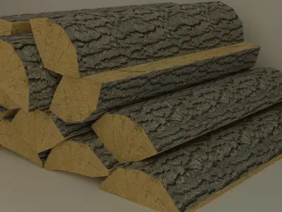 Workshop generator in wooden box 3D model