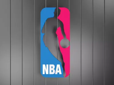 NBA logo 3D model