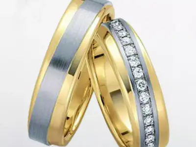 Wedding rings 025 3D print model