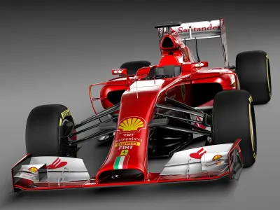 Formula 1 Ferrari 2014 3D model