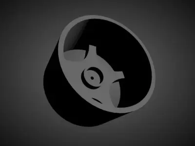 Corvette C4 Grand Sport scalable and Printable rim 3D print model