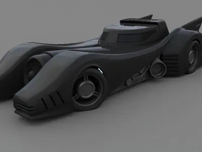 Bat mobile 3D model