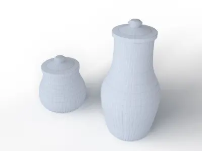 Pot Jars 3D model