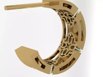 roberto coin earring desing 3D print model