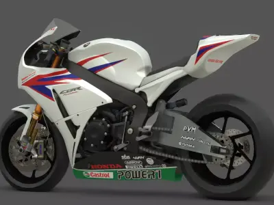 Honda CBR1000RR  Iconic Superbike 3D Model Low-poly 3D model