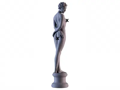Woman Statue 3D print model