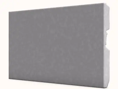 Natural Edge Boulder Wall Mesh 3D model