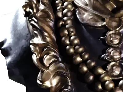 Nader Shah Afshar 3D sculpture iran king 755 printable STL 3D model