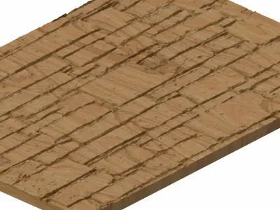 Decorative panel STL 3D model 50