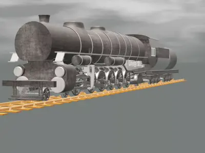 union pacific 4-12-2 3D model