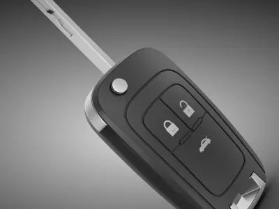 Car Key Low-poly 3D model
