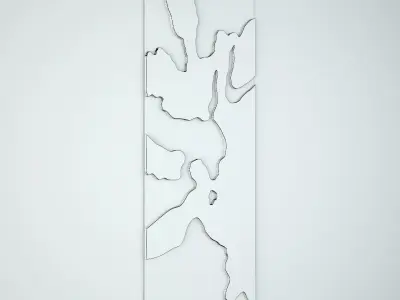 Teak Root Mirror 8 3D model