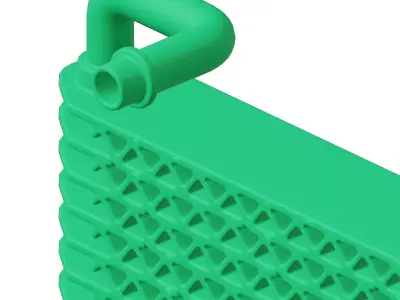 Plastic Premium Car Ac Evaporator Toy 3D model