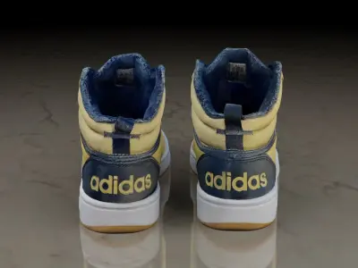 Adidas Hoops 3 Mid Shoes PAIR Clean Scan 3D model