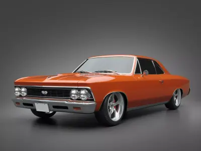 1966 Chevrolet Chevelle SS 3D model
