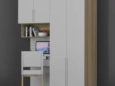 Shelf and working table 10 3D model