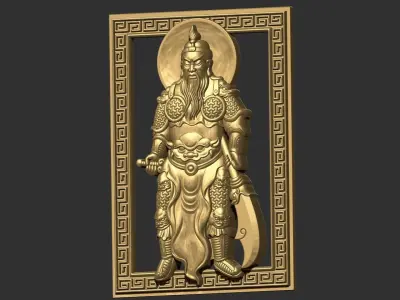Guangong gold 3D print model