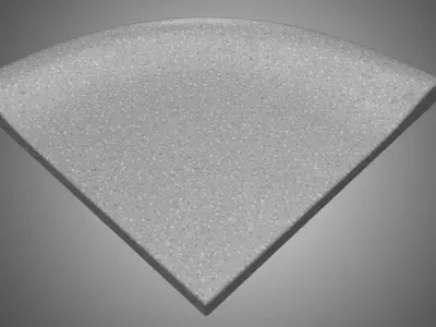 swimming pool border 3D model