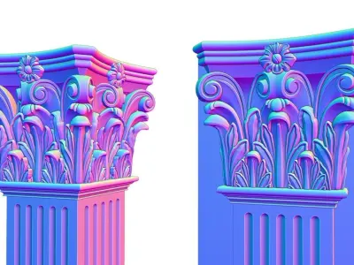 Capital rg03 Low-poly 3D model